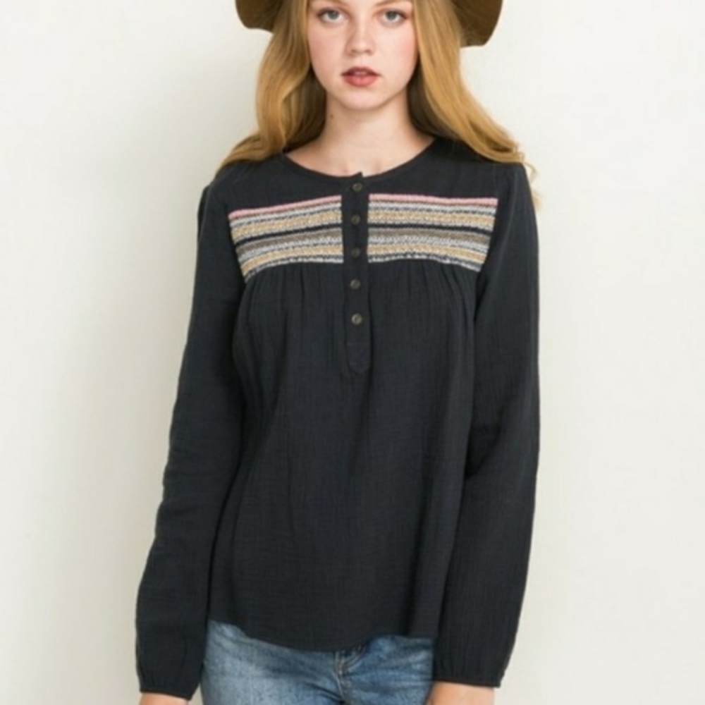 Boho embroidered Blouse